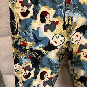 LuLaRoe Blue and Yellow Disney Character Leggings